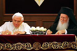 교황-그리스정교회 총대주교 ‘공동선언’ 서명